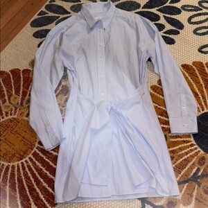 Universal Thread Tie-Front Shirt Dress Size M